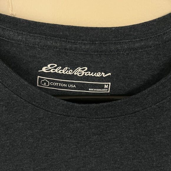 Eddie Bauer Graphic Cotton T Shirt Medium - Picture 4 of 7